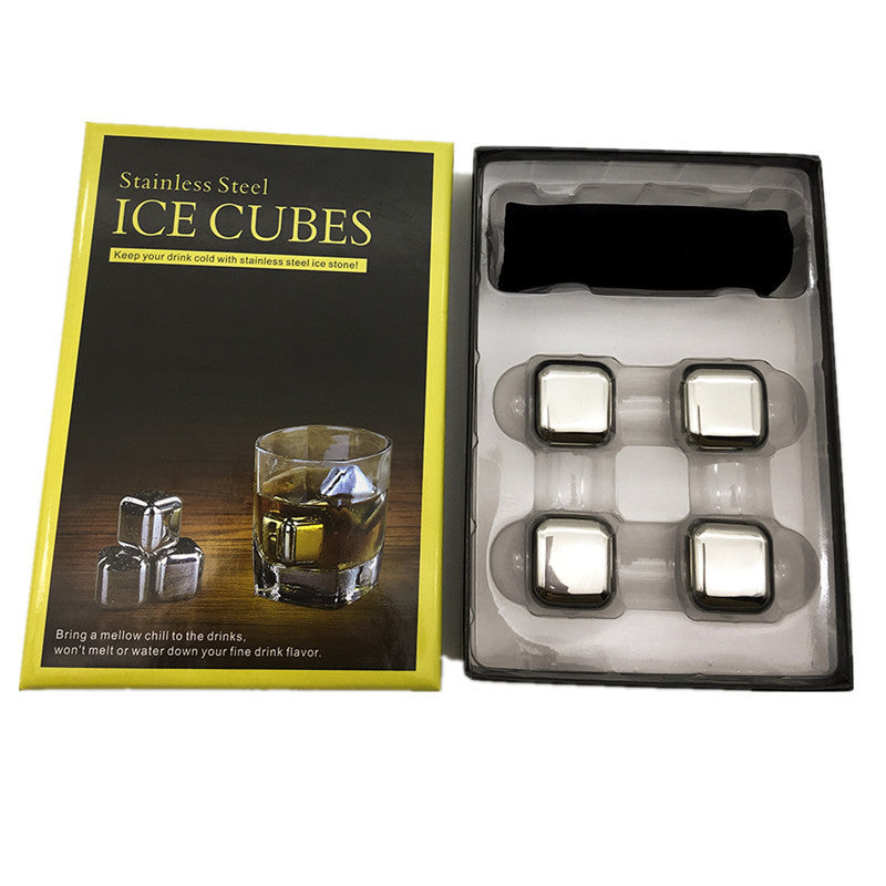 Stainless Steel Square Quick-frozen Ice Cubes