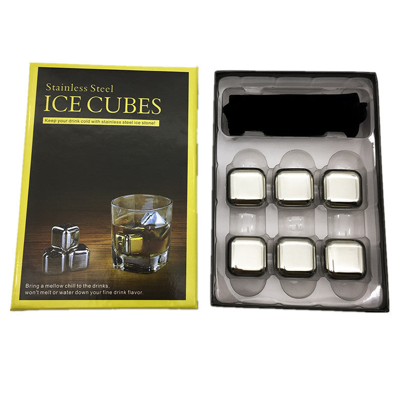 Stainless Steel Square Quick-frozen Ice Cubes