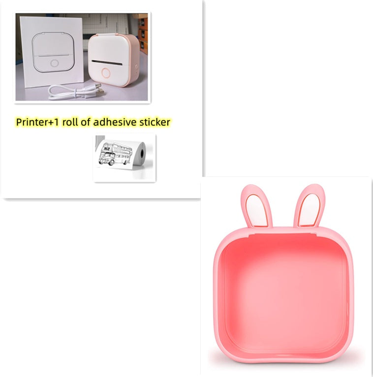Portable Mini Thermal Label & Photo Printer – Bluetooth, Inkless, Ideal for Students & Home Use