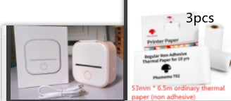 Portable Mini Thermal Label & Photo Printer – Bluetooth, Inkless, Ideal for Students & Home Use