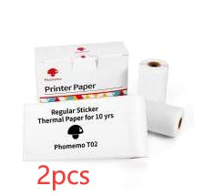 Portable Mini Thermal Label & Photo Printer – Bluetooth, Inkless, Ideal for Students & Home Use