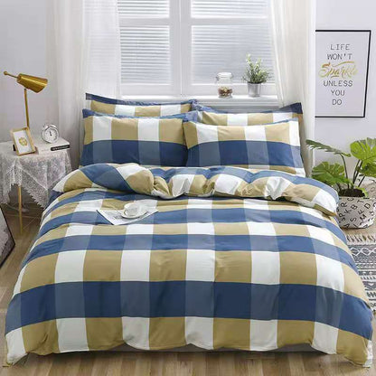 Household Brushed Bed Sheet And Duvet Cover Set