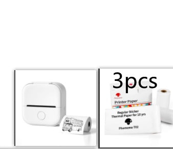 Portable Mini Thermal Label & Photo Printer – Bluetooth, Inkless, Ideal for Students & Home Use