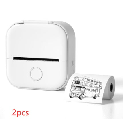Portable Mini Thermal Label & Photo Printer – Bluetooth, Inkless, Ideal for Students & Home Use