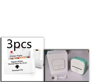 Portable Mini Thermal Label & Photo Printer – Bluetooth, Inkless, Ideal for Students & Home Use