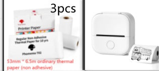 Portable Mini Thermal Label & Photo Printer – Bluetooth, Inkless, Ideal for Students & Home Use