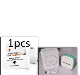 Portable Mini Thermal Label & Photo Printer – Bluetooth, Inkless, Ideal for Students & Home Use