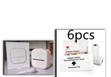 Portable Mini Thermal Label & Photo Printer – Bluetooth, Inkless, Ideal for Students & Home Use