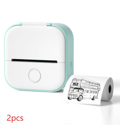 Portable Mini Thermal Label & Photo Printer – Bluetooth, Inkless, Ideal for Students & Home Use