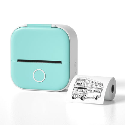 Portable Mini Thermal Label & Photo Printer – Bluetooth, Inkless, Ideal for Students & Home Use