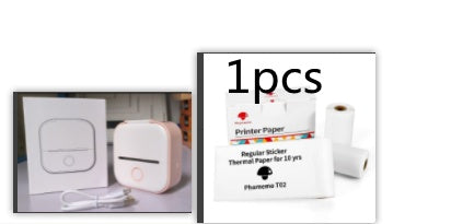 Portable Mini Thermal Label & Photo Printer – Bluetooth, Inkless, Ideal for Students & Home Use