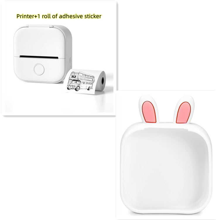 Portable Mini Thermal Label & Photo Printer – Bluetooth, Inkless, Ideal for Students & Home Use