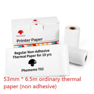 Portable Mini Thermal Label & Photo Printer – Bluetooth, Inkless, Ideal for Students & Home Use
