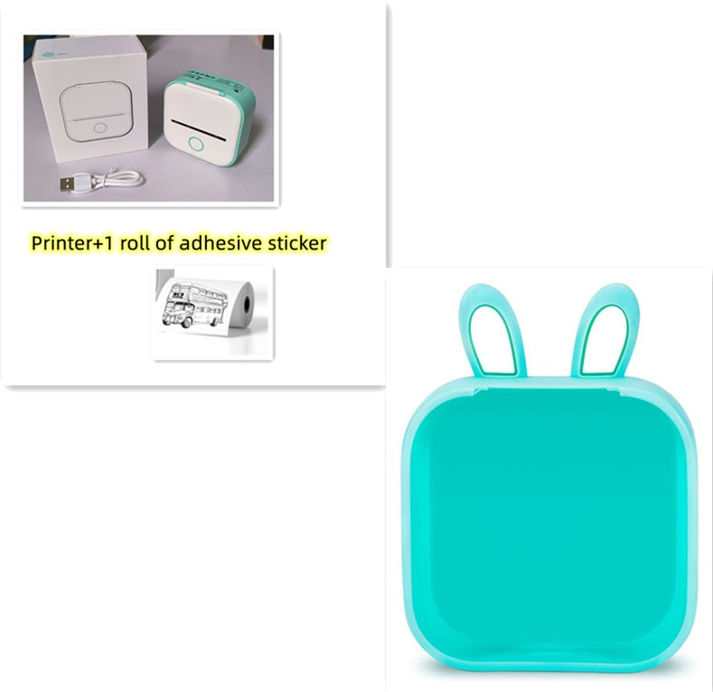 Portable Mini Thermal Label & Photo Printer – Bluetooth, Inkless, Ideal for Students & Home Use