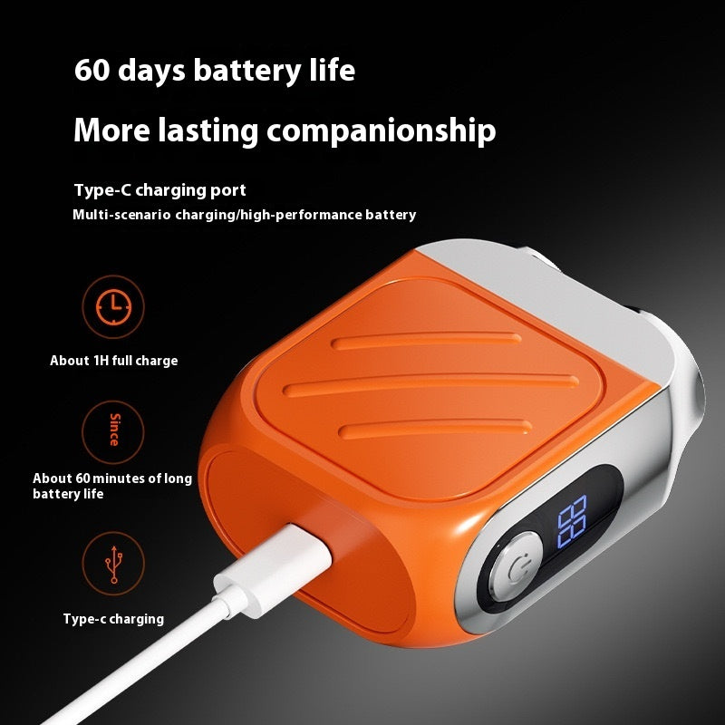 Mini Rechargeable Double-Headed Trimmer – Washable & Magnetic Suction