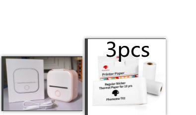Portable Mini Thermal Label & Photo Printer – Bluetooth, Inkless, Ideal for Students & Home Use