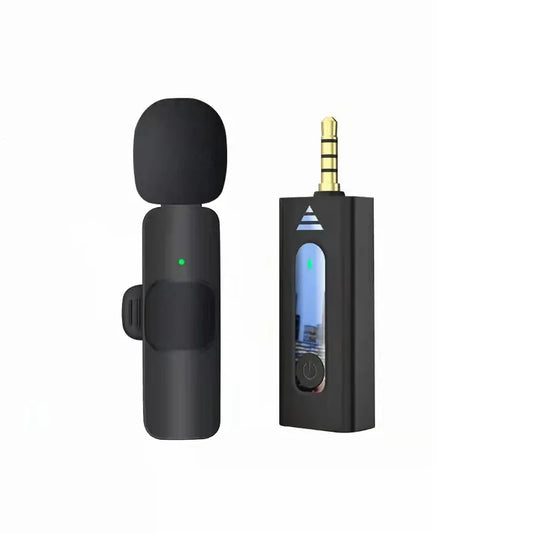 Mini Wireless Mic for iPhone, Android, Laptop – Lavalier Microphone for Video & Live Streaming