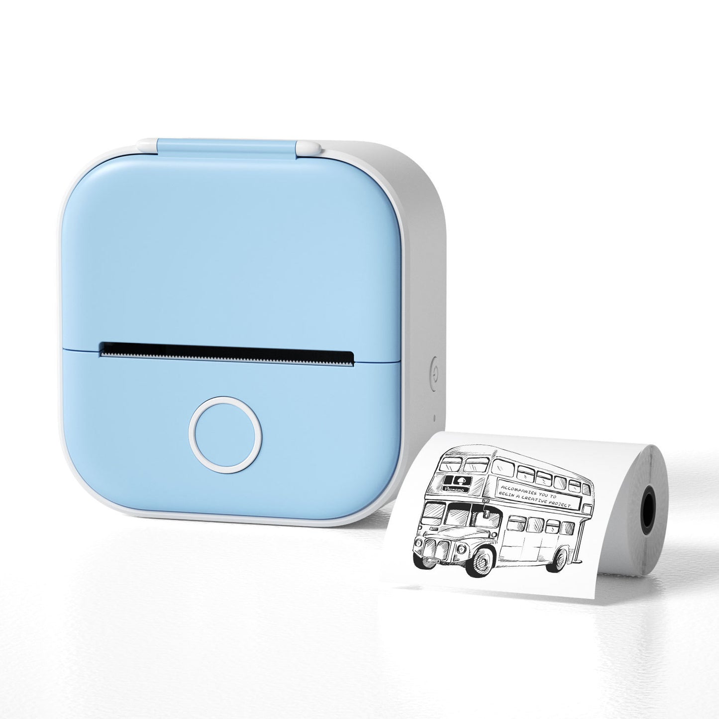 Portable Mini Thermal Label & Photo Printer – Bluetooth, Inkless, Ideal for Students & Home Use