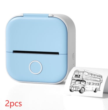 Portable Mini Thermal Label & Photo Printer – Bluetooth, Inkless, Ideal for Students & Home Use