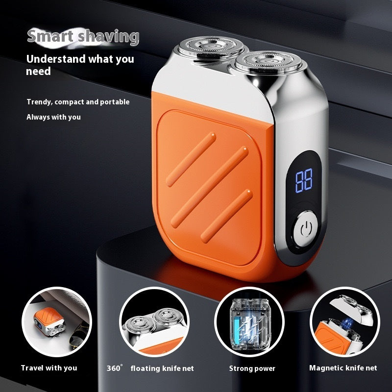 Mini Rechargeable Double-Headed Trimmer – Washable & Magnetic Suction