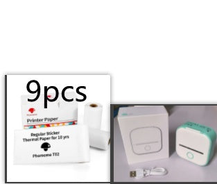 Portable Mini Thermal Label & Photo Printer – Bluetooth, Inkless, Ideal for Students & Home Use