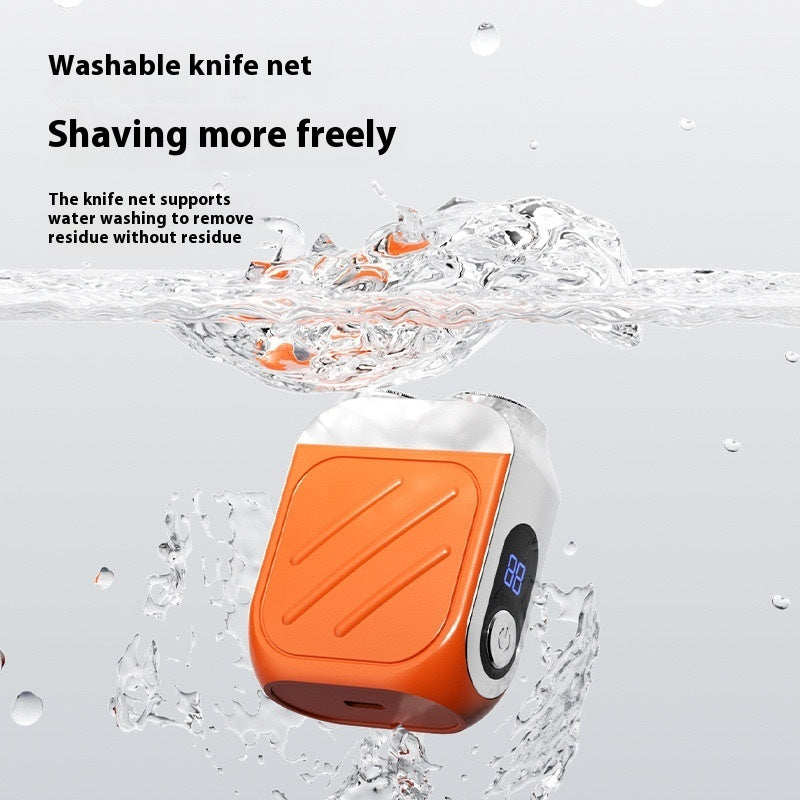 Mini Rechargeable Double-Headed Trimmer – Washable & Magnetic Suction