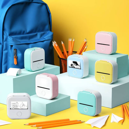 Portable Mini Thermal Label & Photo Printer – Bluetooth, Inkless, Ideal for Students & Home Use
